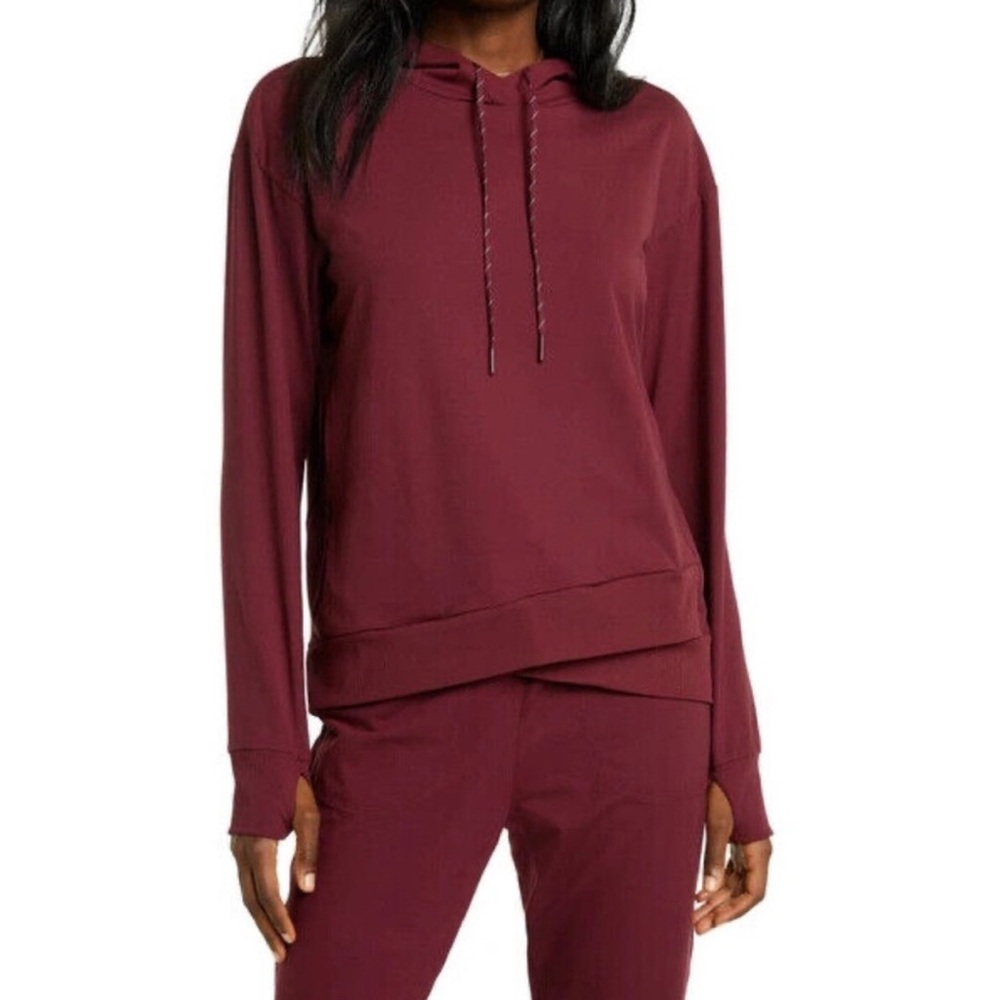 Zella Live In Hoodie Burgundy London